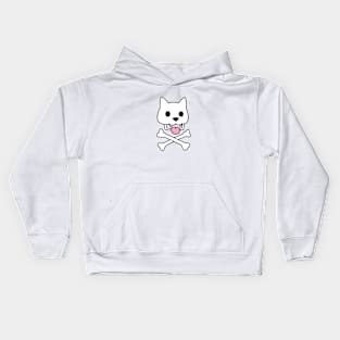 old skull pupy Kids Hoodie